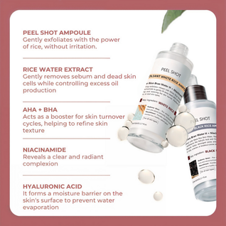 Peel Shot Glow Rice Ampoule Duo