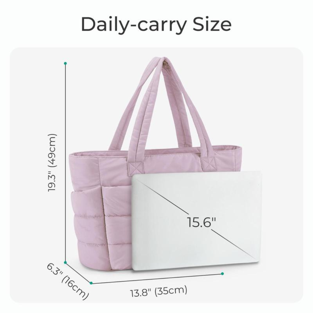Olivine Puffy Tote