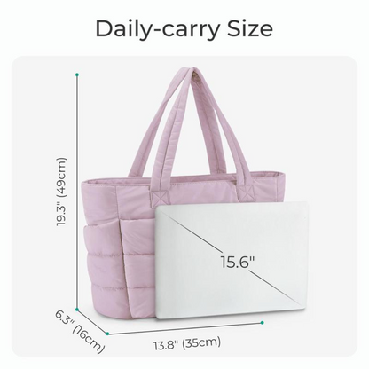 Olivine Puffy Tote